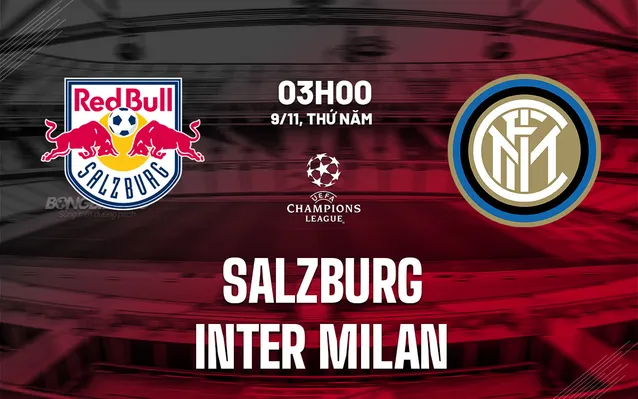 Soi kèo RB Salzburg vs Inter Milan 9/11