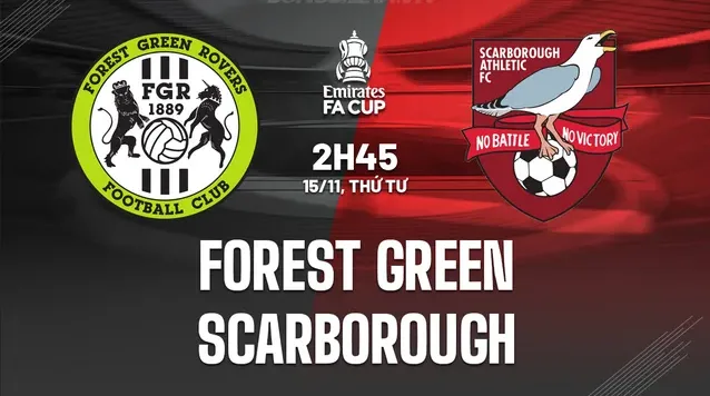Soi kèo Forest Green vs Scarborough ngày 15/11
